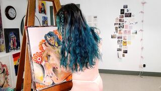 Painting a XXX self portrait