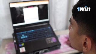 The technician screws me and my spouse catches us, we end up having a hawt trio PT 1-KATTY BLAKE