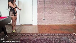 Behind the scenes. Italian pair raunchy adventure in Berlin. Full clip on my Red page.