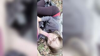 Ran into a Cute Teen Hiker and DRILLED???? Her in the Woods????