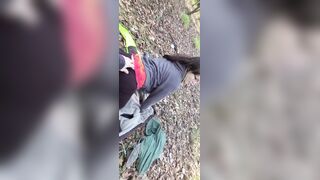 Ran into a Cute Teen Hiker and DRILLED???? Her in the Woods????