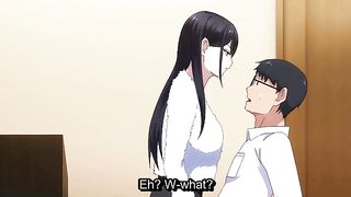 Nerd instantly busts load in comics hotty