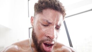 A excited French angel is invited to a mansion, where that babe's greeted by four lads with massive schlongs. PISSING GROUP-SEX!!