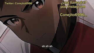 ASMR CON GEMIDOS MASCULINOS - Llamada de WhatsApp con mi novia se moja completamente