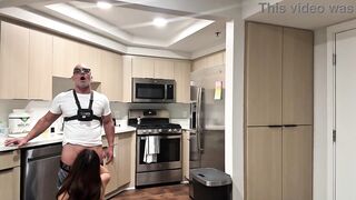 I've no choice but to screw Nicole Doshi in each gap and position possible when I go to check the drain in her abode