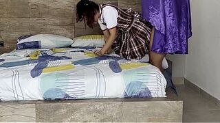 Slender eighteen-Year-Old Student Fulfills Her Raunchy Dream of Being Mounted by a Depraved Priest