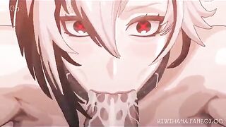 Arlecchino the Fatui Bitch goddess Rides U Dry