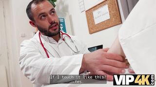VIP4K. The Glamorous Bride, Nata Gold, tempted her Doctor right previous to her Wedding