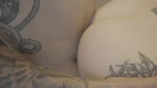 My stepsister catches me staring at her butt whilst this babe's doing laundry and lets me eat it (POV)