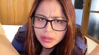 I WAGER WITH MY STEPMOM THAT I WILL CUM IN HER THROAT IF THIS BABE LOSES!