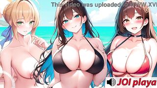 Knowing about Fate and her allies makes u wanna wank at sea. JOI roleplay - Spanish voice.