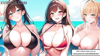 Knowing about Fate and her allies makes u wanna wank at sea. JOI roleplay - Spanish voice.