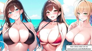 Knowing about Fate and her allies makes u wanna wank at sea. JOI roleplay - Spanish voice.