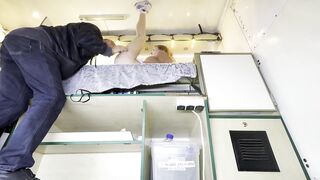 This babe did a great job by cleaning my food truck so as a award I drilled her hawt butt