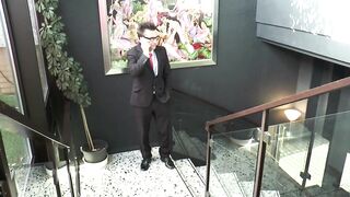 Large titties mother I'd like to fuck golden-haired anally screwed and sprayed on face