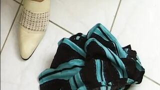 Bulky Golden-haired German mother I'd like to fuck Uses Toys and Gets Drilled in