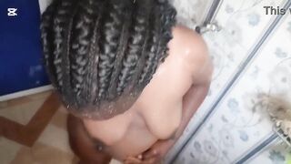 This babe desires for the giant shlong even from the shower to satisfy her dream XXX naija homemade movie scenes Pussylick295