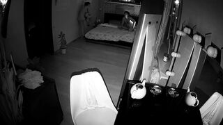 Kamila and Danildo undressed butt massage