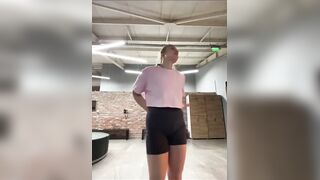 Masturbating in tge fitting room