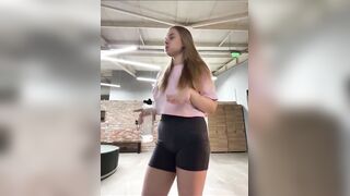 Masturbating in tge fitting room