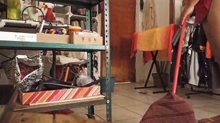 I Left the Cell Phone Recording During the time that the Cleaning Lady Entered My Room