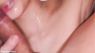 eighteen YO Oriental Sex Party with Thai small teens Creampie spunk fountain