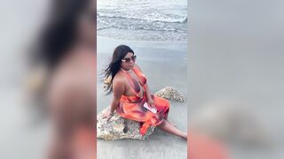 Marvelous tourist on the beaches of Cartagena assents to have sex with me in my apartment, creampie
