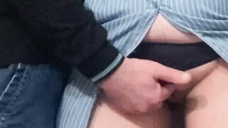 Old Dude Perv Fingered Cunt in Subway