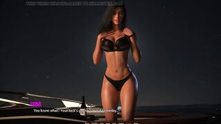 Dominos Beach 16 John 1st Date Fiona Boat Ocean Sunset Sfw