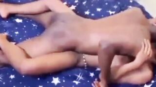 Screwing a 23 years old Afro hawt chocolate beauty