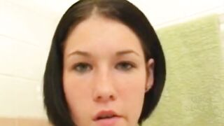 Cute Teen Allie Sin Masturbation in Bathtub