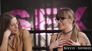 ROCCO SIFFREDI - Sexually excited Playgirl Takes 2 Biggest Jocks In Her Taut Arsehole