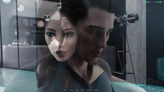 Cybernetic Seduction by 1thousand - Unexpected Three-some, Anal and Blow in a Row 34