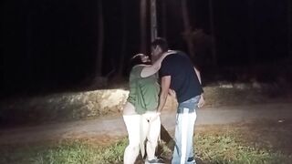 Follando en el parque