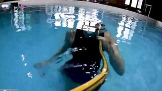 Underwater Servitude, Kink & Cum in My Taut Wetsuit