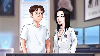 Summertime Saga - Miss Okita Sex Scene