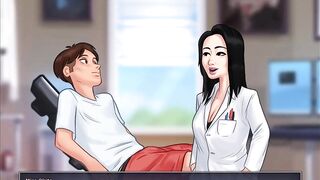 Summertime Saga - Miss Okita Sex Scene