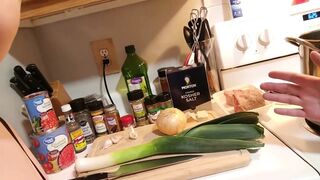 Cum Cooked three Leek Chili with Oil Tugjob