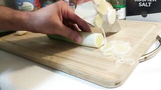 Cum Cooked three Leek Chili with Oil Tugjob