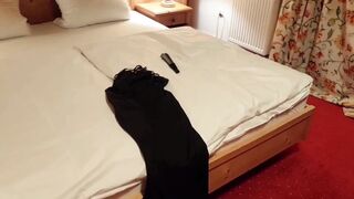 Amateur Golden-haired Aged Wife Enjoys Sex in High Heels