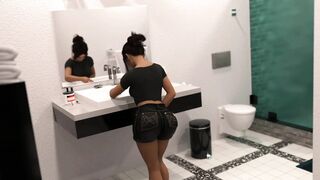 Transsexual Ashe Having 3some Joy With 2 Angels In Throne room