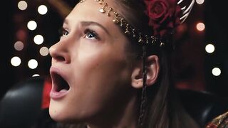 Beauty Swallowing Tgirl Cum - Redhead Mesmerized Into Submission by Shemale hentai Witch