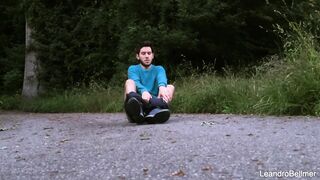 Caught taking a urinate and wanking outdoors - homo public exhibitionist