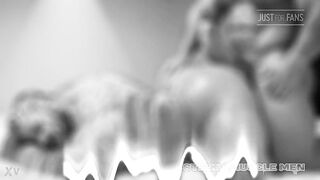 Sticky Muscle Studs Audio Early Preview 1, AI-Generated Muscle Boys, Large Rods, Large Cum Loads