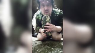 Masturbation of a homo serf! I'm a thrall to my jock and new cum!