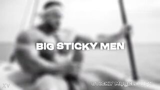 Sticky Muscle Dudes Day 35 Preview, AI-Generated Muscle Lads, Large Rods, Large Cum Loads