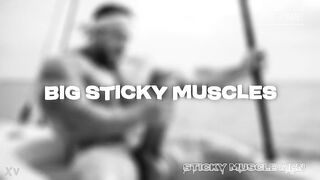 Sticky Muscle Dudes Day 35 Preview, AI-Generated Muscle Lads, Large Rods, Large Cum Loads