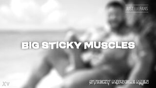Sticky Muscle Chaps Day 29 Preview, AI-Generated Muscle Boyz, Large Knobs, Large Cum Loads