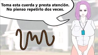 Rol JOI CBT - Tu ama te humilla en una fiesta. Audio en español.