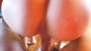 Riding my cock like a pro, then that babe gets cum overspread